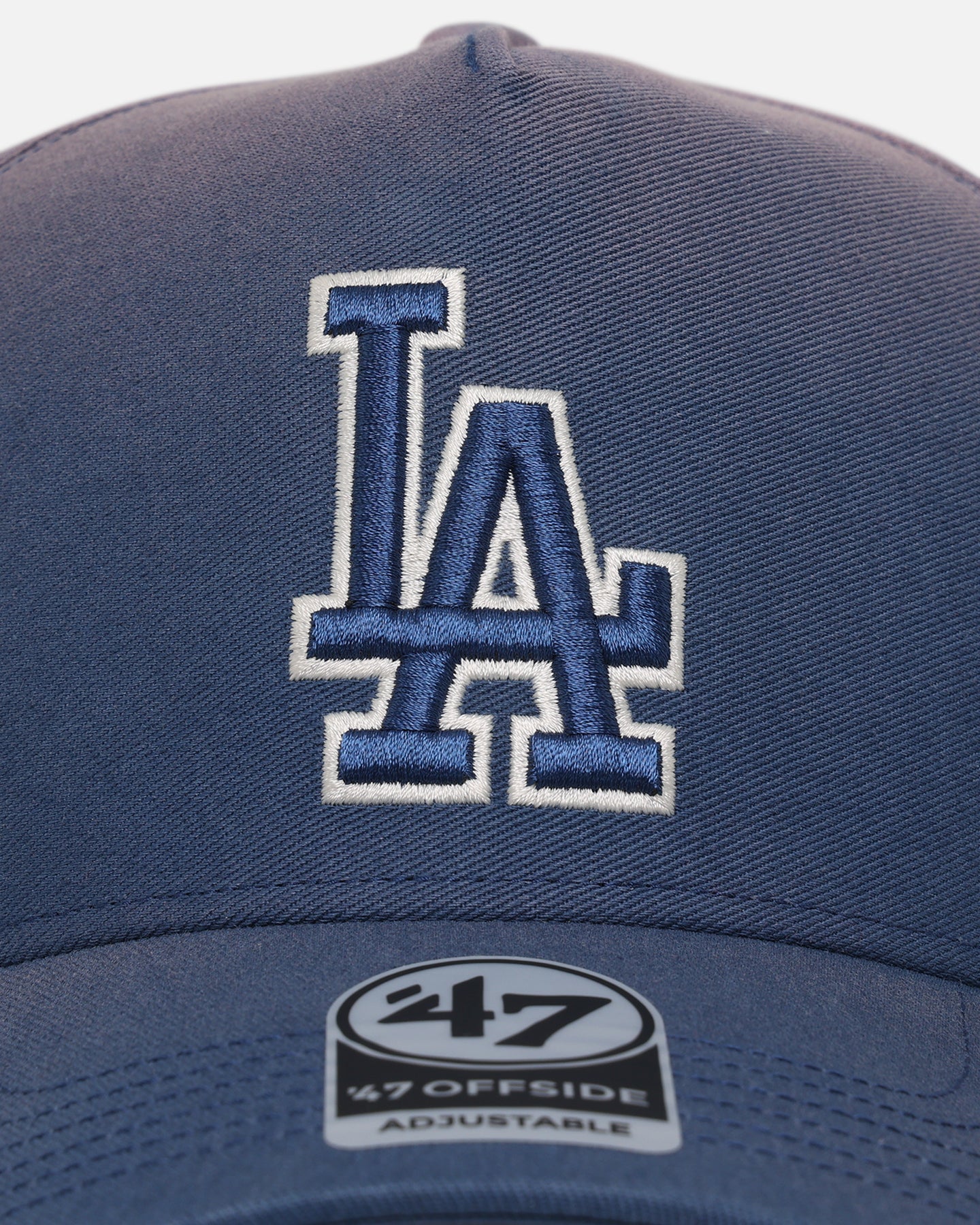 47 Brand Los Angeles Dodgers 'Sunbleach' 47 Offside Snapback Hat - Timber Blue Adjustable Baseball Cap for Men & Women - Perfect for Sports Games, Casual Wear & Fan Collections