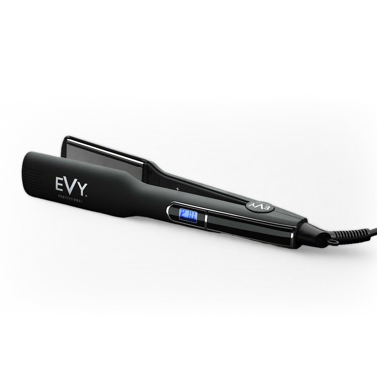 EVY Professional IQ OneGlide 1.5 Inch Ceramic Hair Straightener Iron for Smooth & Shiny Hair - Perfect for Home Use, Salon Styling & Travel