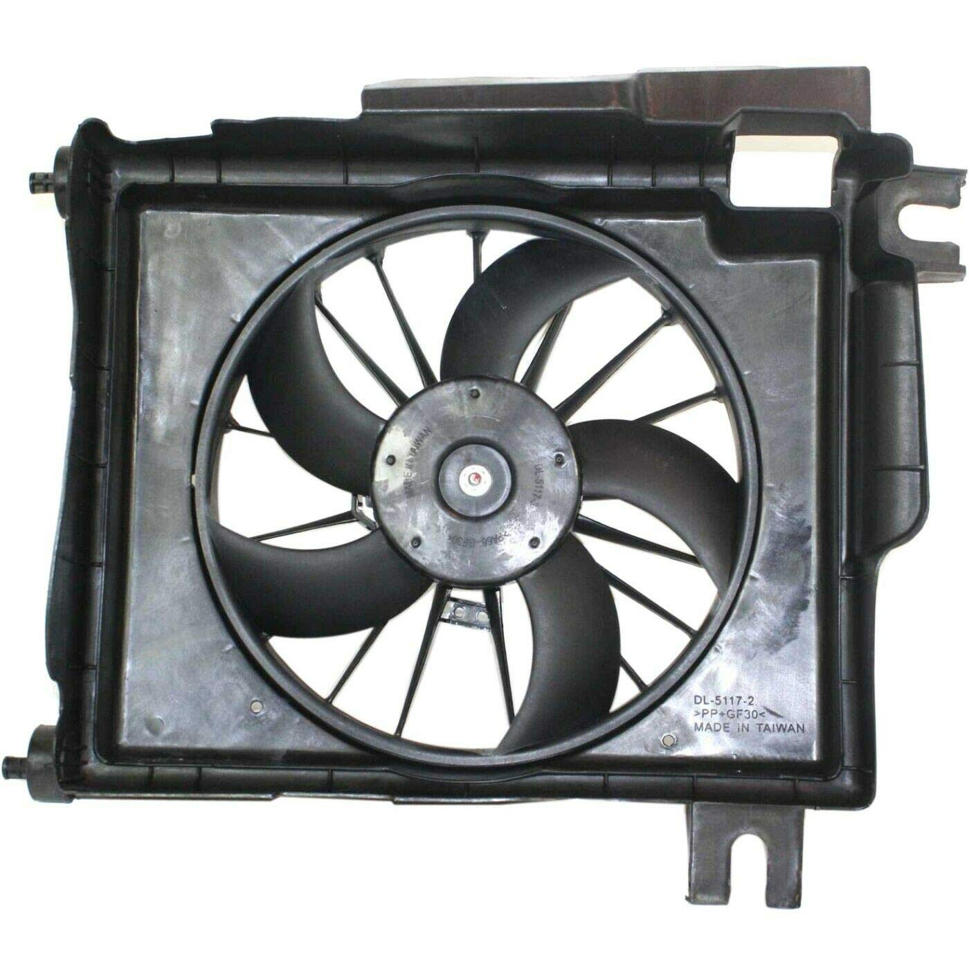 **2002-2008 Ram 1500 2003-2007 Ram 2500 2004-2007 Ram 3500 A/C Condenser Cooling Fan & Motor Replacement - Heavy-Duty Cooling for Pickup Trucks in Hot Climates & Off-Road Adventures**