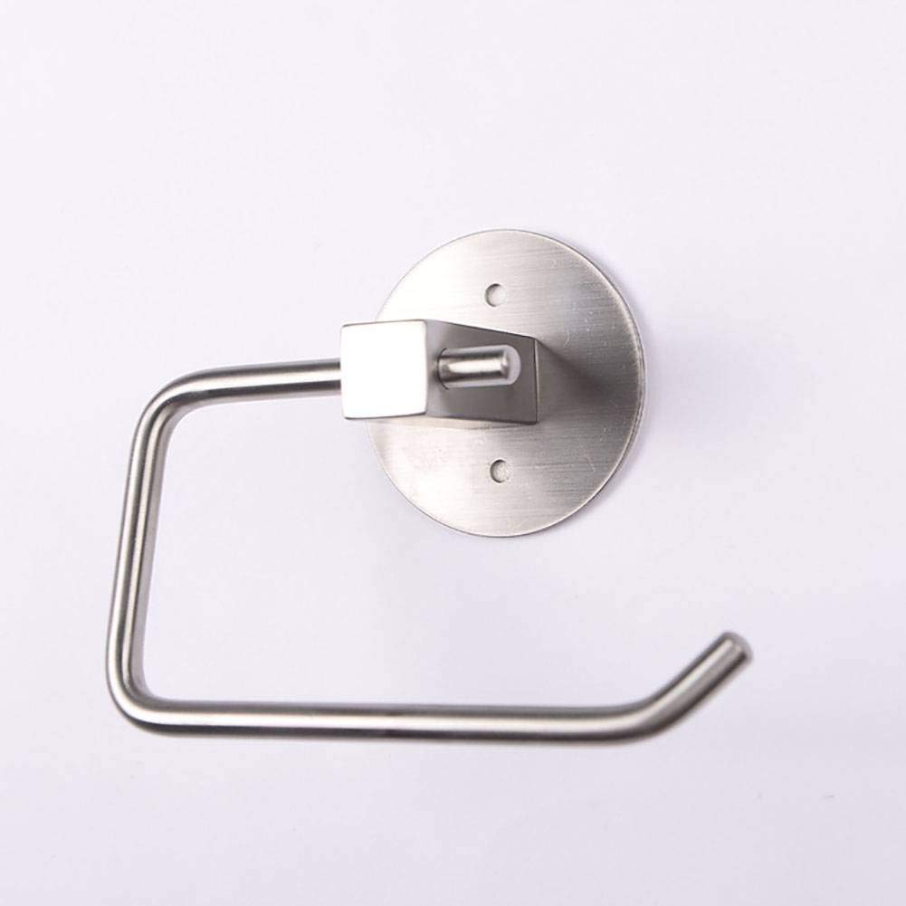 Stainless Steel Toilet Paper Holder Stand - Punch-Free Bathroom Tissue Organizer & Towel Rack for Kitchen, Bathroom, RV - Space Saving Roll Dispenser for Home & Office Use