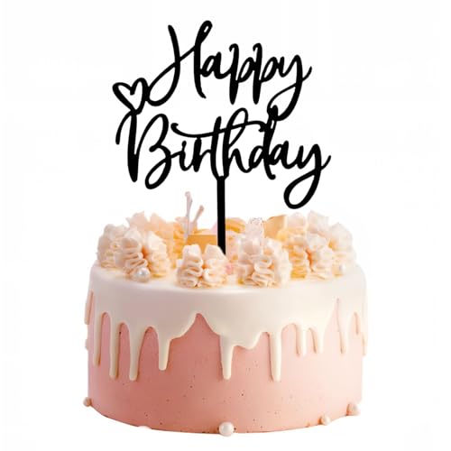 Black Cake Topper 16