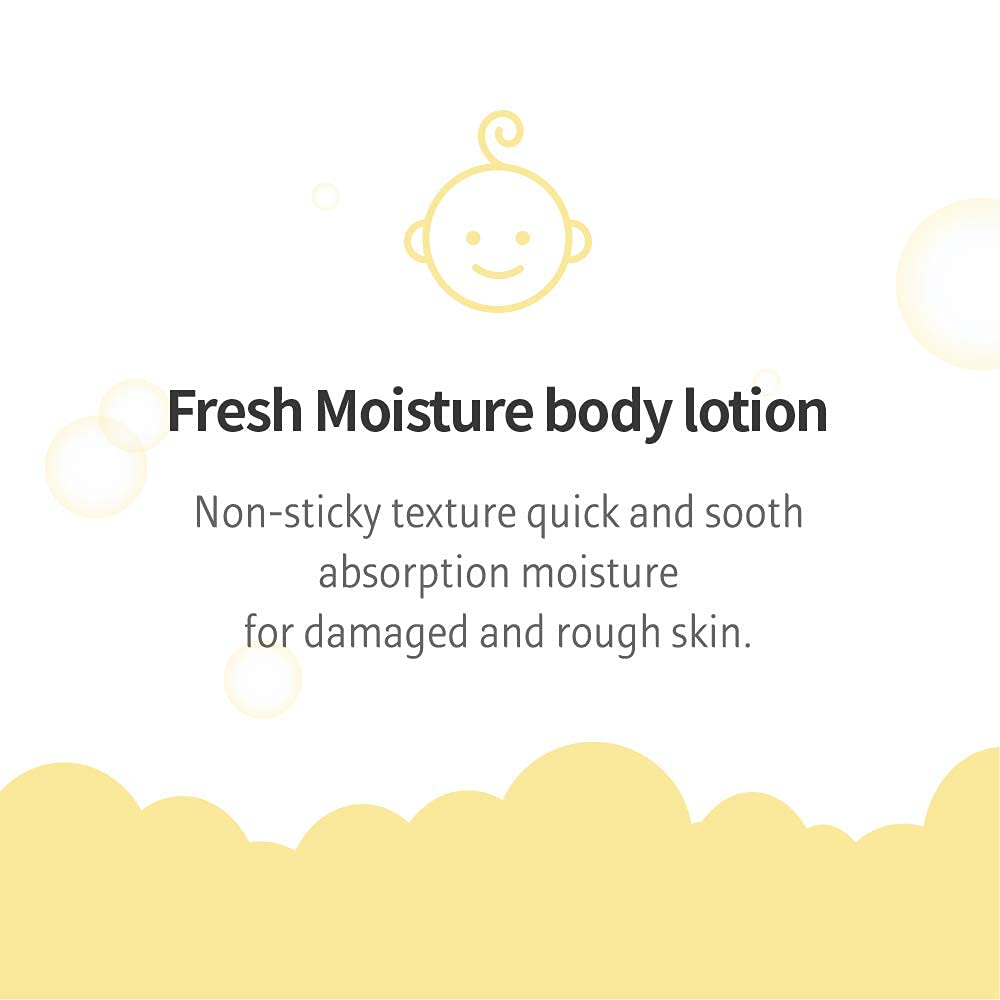 Illiyoon Fresh Moisture Body Lotion 350ml - Ultra Hydrating Korean Lotion for Dry, Damaged & Rough Skin | Dermatologist Recommended | Perfect for Daily Moisturizing After Shower or Before Bed