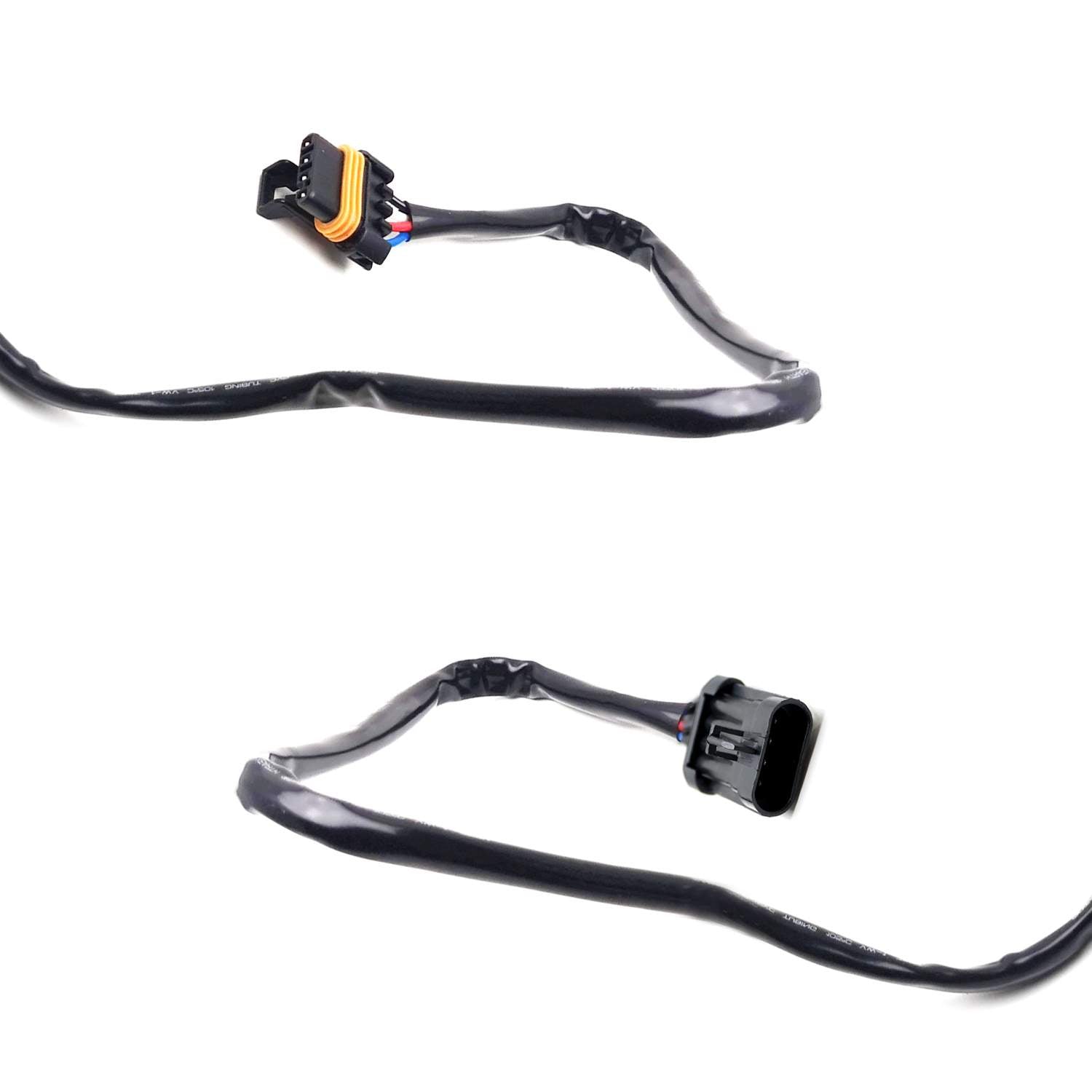 4 Pin GM LS1 LS6 O2 Oxygen Sensor Connector Kit - Female & Male Plugs with 7 Inch Pigtails - Compatible with Chevy, GMC, Cadillac - Perfect for Engine Performance & Emissions Repair