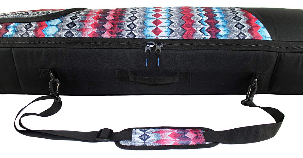 Premium Padded Snowboard Bag with Wheels - Waterproof Travel Case for Snowboards & Ski Equipment - Perfect for Air Travel & Winter Sports Gear Protection