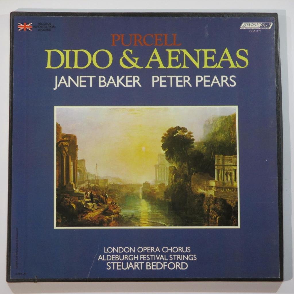 Henry Purcell - Dido & Aeneas Opera CD Box Set with Janet Baker & Peter Pears | London Opera Chorus & Aldeburgh Festival Strings | Includes Libretto & Text Booklet | Perfect for Classical Music Lovers & Opera Enthusiasts