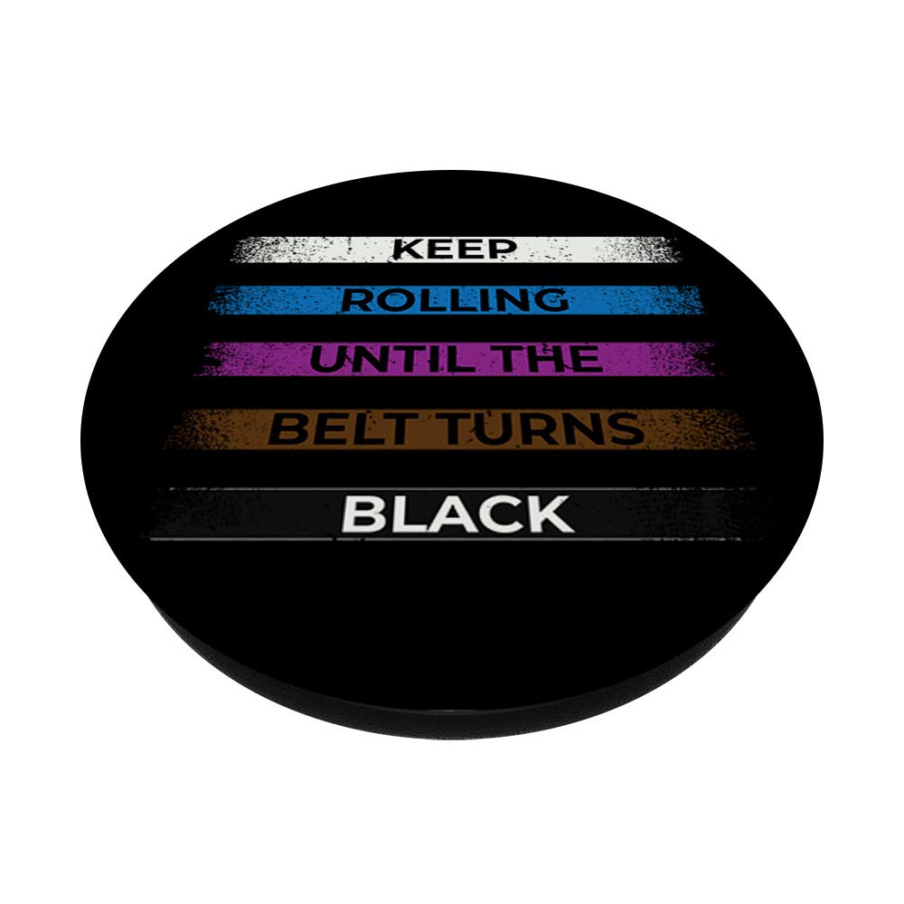 BJJ Grappler Belt Rank PopSockets PopGrip - Swappable Phone & Tablet Grip for Brazilian Jiu-Jitsu Training, Martial Arts, and Everyday Use