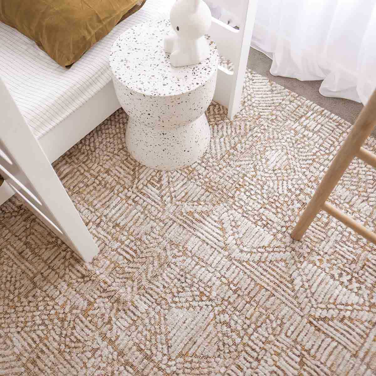 Jordan Geometric Modern Rug - Stylish Non-Slip Area Rug for Living Room, Bedroom & Office - Premium Home Decor Carpet with Trendy Design