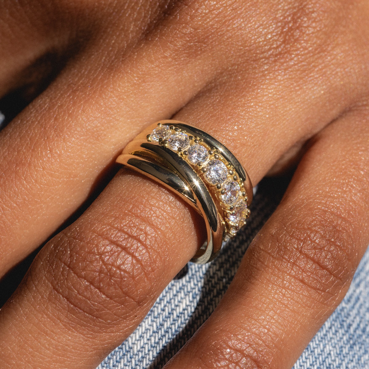 Elegant Stackable Rings for Women - Dainty Layered Gold & Silver Rings Set - Perfect for Everyday Wear, Gift Giving & Special Occasions