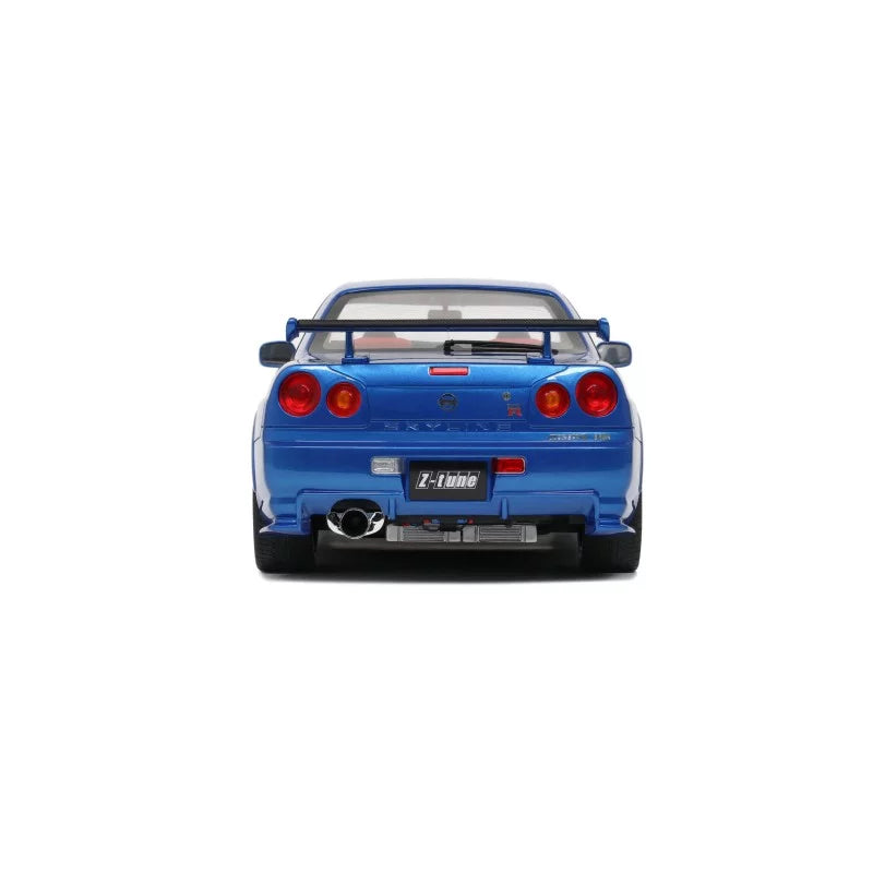 Preorder Ottomobile 1:12 Scale Nissan Skyline R34 Z-Tune 2005 Diecast Model Car in Bayside Blue - Limited Edition Collectible for Car Enthusiasts & Display Showcase - Perfect for Home Office Decor, Gift for Car Lovers, and Model Car Collections