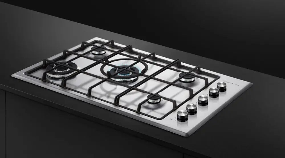 Fisher & Paykel CG905CNGX2 81465 90cm Stainless Steel Gas Cooktop - Professional Grade for Modern Kitchens, Perfect for Home Chefs & Cooking Enthusiasts