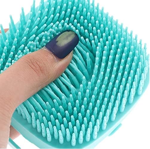 Dynore Silicone Massage Bath Brush - Exfoliating Body Scrubber & Scalp Massager for Shower, Bath & Spa - Perfect for Deep Cleaning, Relaxation & Soap Dispensing