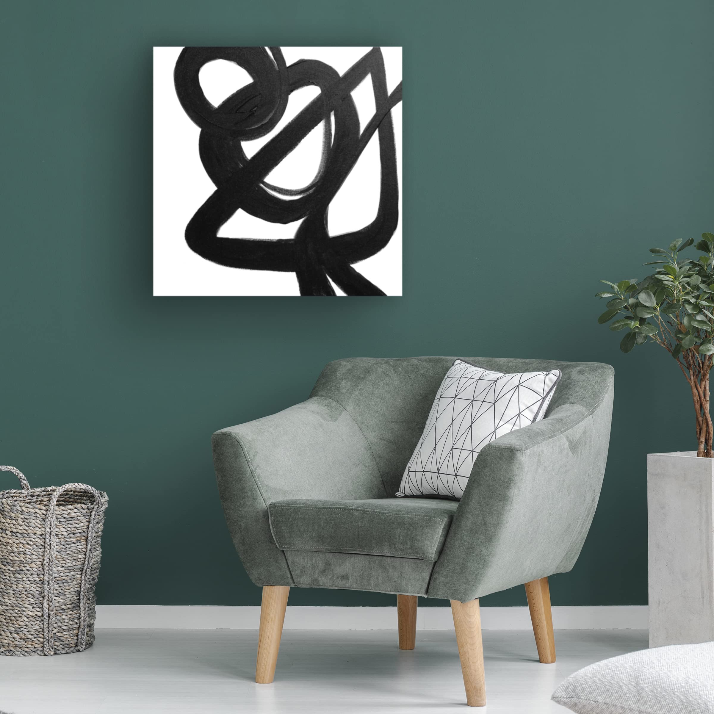 Trademark Fine Art 'The Rush II' Canvas Wall Art by Irena Orlov - Modern Abstract Painting for Living Room, Bedroom & Office Decor