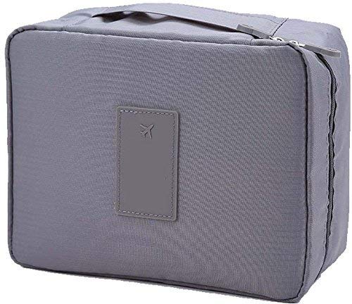 OCTOPUS PRIME Travel Makeup Bag - Waterproof Cosmetic Organizer for Women & Men | Portable Toiletry Pouch with Multiple Compartments | Perfect for Bathroom Storage, Shaving Kit, and On-the-Go Essentials