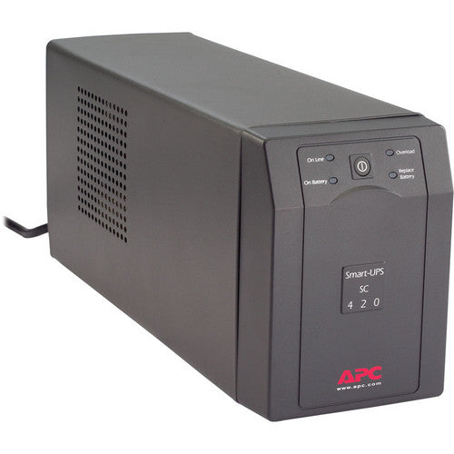 APC Smart-UPS SC 420VA 120V Uninterruptible Power Supply (UPS) - Reliable Backup Power for Home Office, Networking Equipment & Electronics