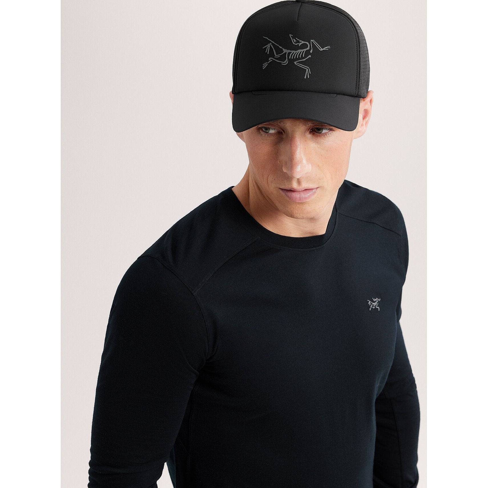 Arc'teryx Bird Trucker Hat - Adjustable Curved Brim Outdoor Cap for Hiking, Camping & Everyday Wear