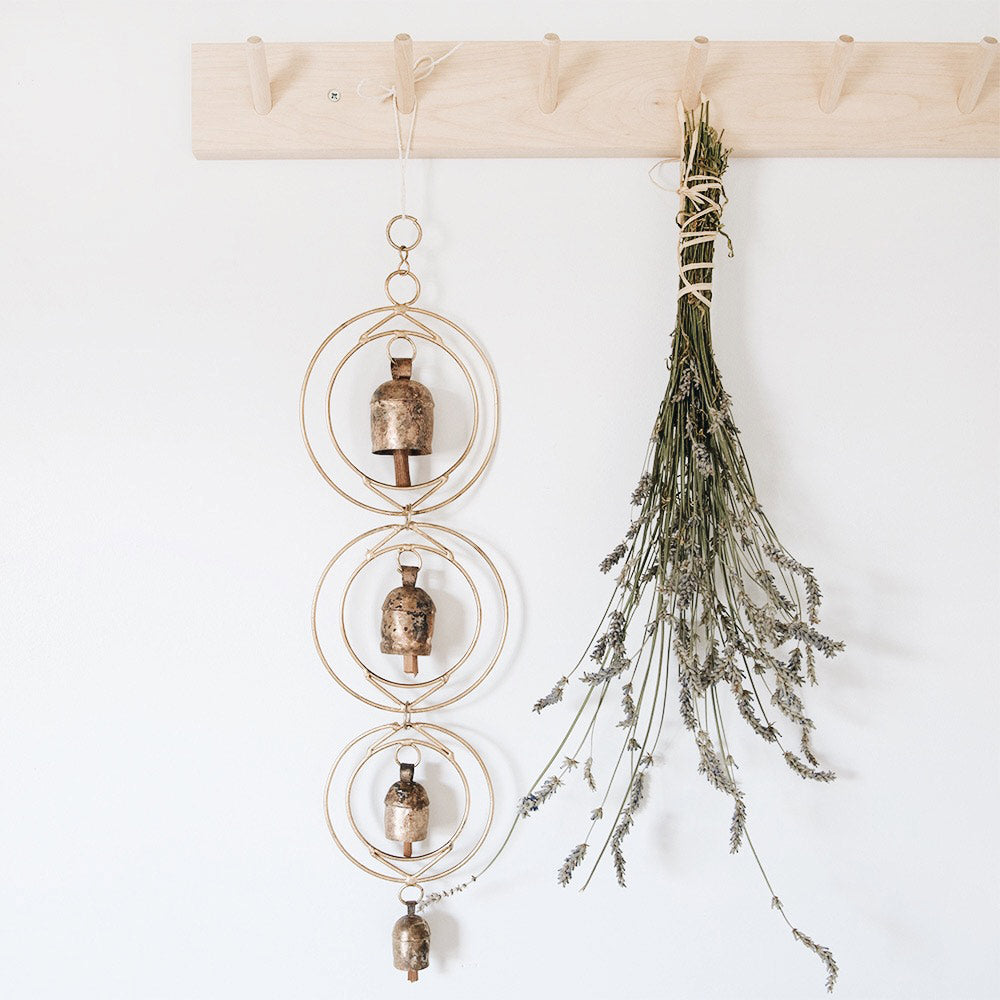 Handmade Copper Wind Chime - Elegant Outdoor Garden Decor for Patio, Porch & Yard - Perfect for Relaxation & Feng Shui