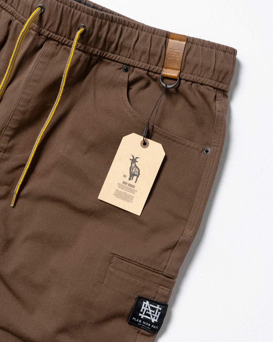 Premium GOAT JOGGER Sweatpants for Men - Soft & Comfortable Chocolate Brown Joggers - Perfect for Lounge, Gym, and Casual Wear