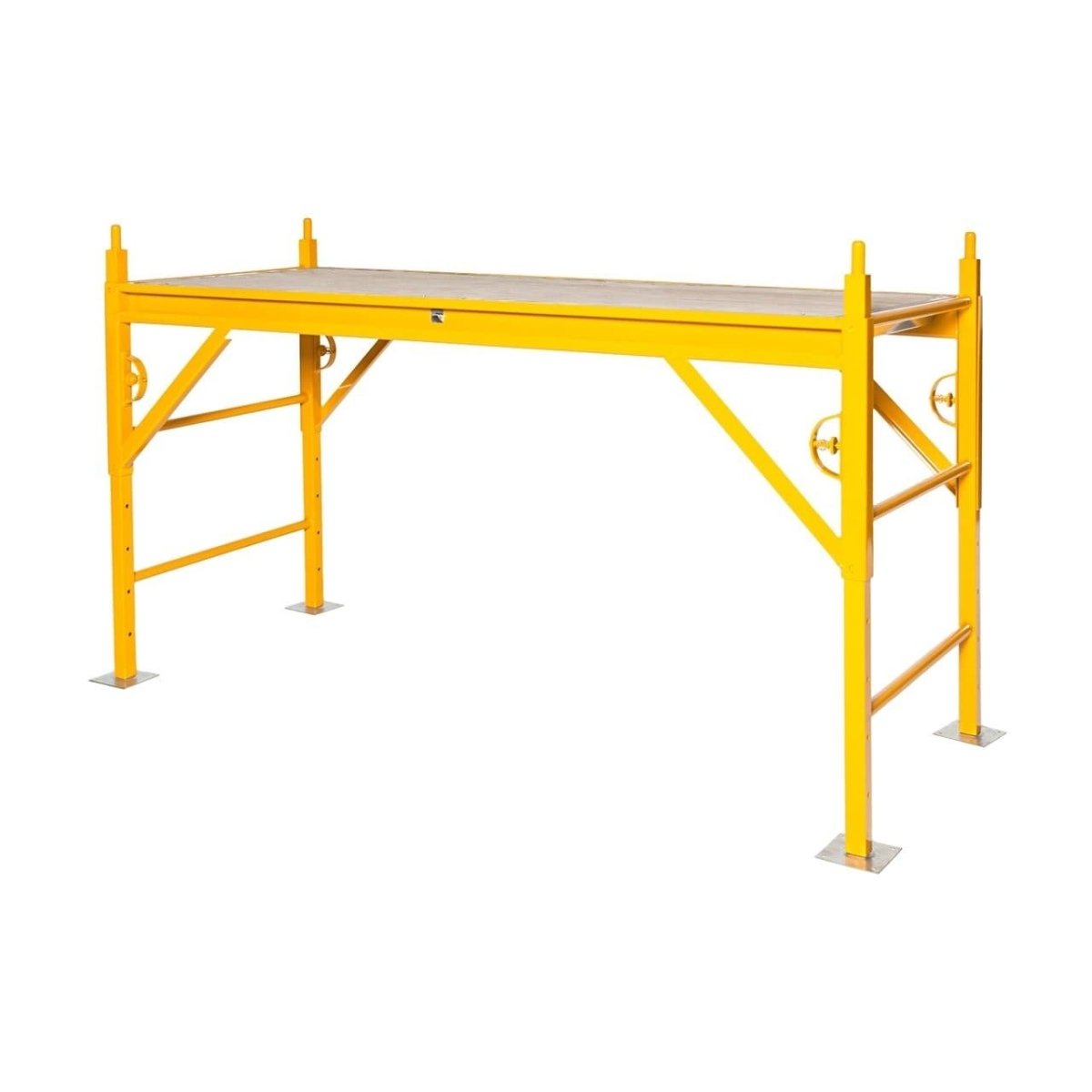 440 Elite Scaffolding - Heavy Duty Aluminum Scaffold Platform for Construction, Painting & Home Repair | Portable & Adjustable Work Platform for Indoor & Outdoor Use