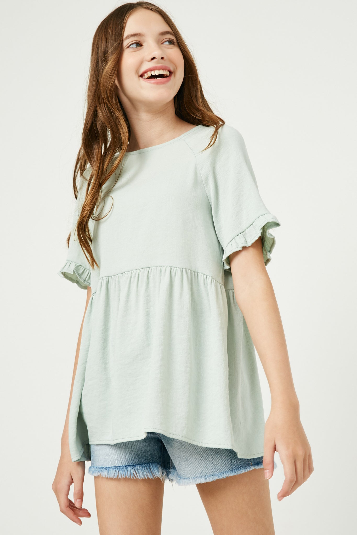 Stylish Buttoned Back Peplum Top for Women | Flattering Fit & Trendy Design | Perfect for Office, Date Night & Casual Outings