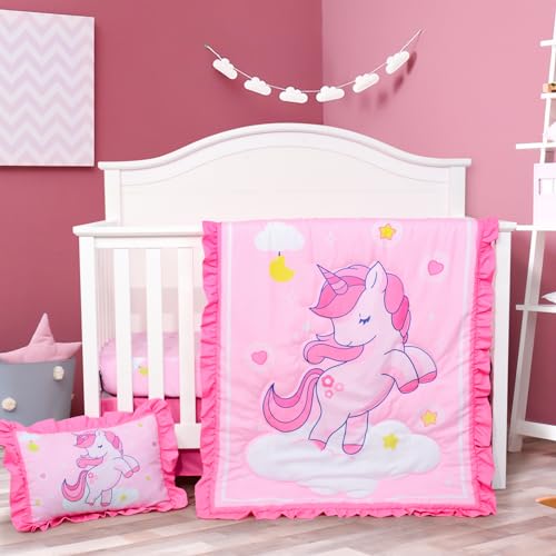 Unicorn Crib Set(pack of 4)