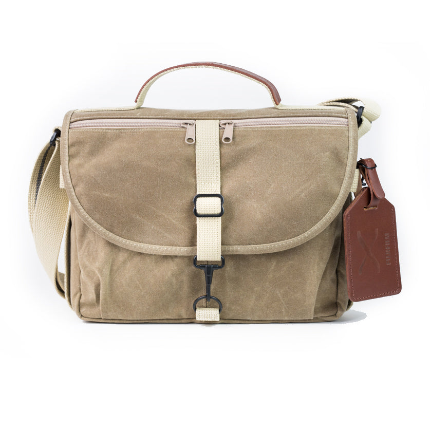 Fujifilm Domke F-803 Camera Bag Tan - Waterproof DSLR/SLR Shoulder Bag for Photographers - Perfect for Travel, Street & Outdoor Photography