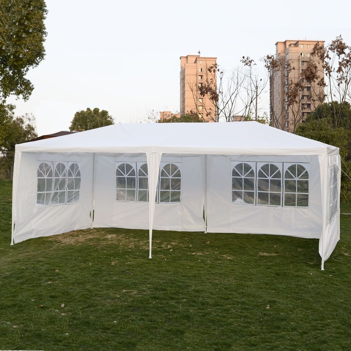 10'x20' Heavy Duty Canopy Tent for Parties, Weddings & Outdoor Events - Waterproof Gazebo Pavilion for Catering, Picnics & Backyard Gatherings