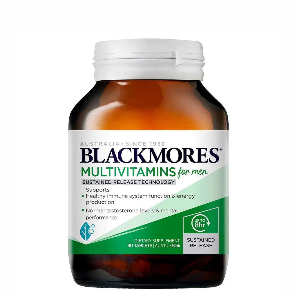 Blackmores Men's Multivitamin Supplement - Daily Support for Energy, Immunity & Vitality | Ideal for Active Men, Fitness Enthusiasts & Busy Professionals