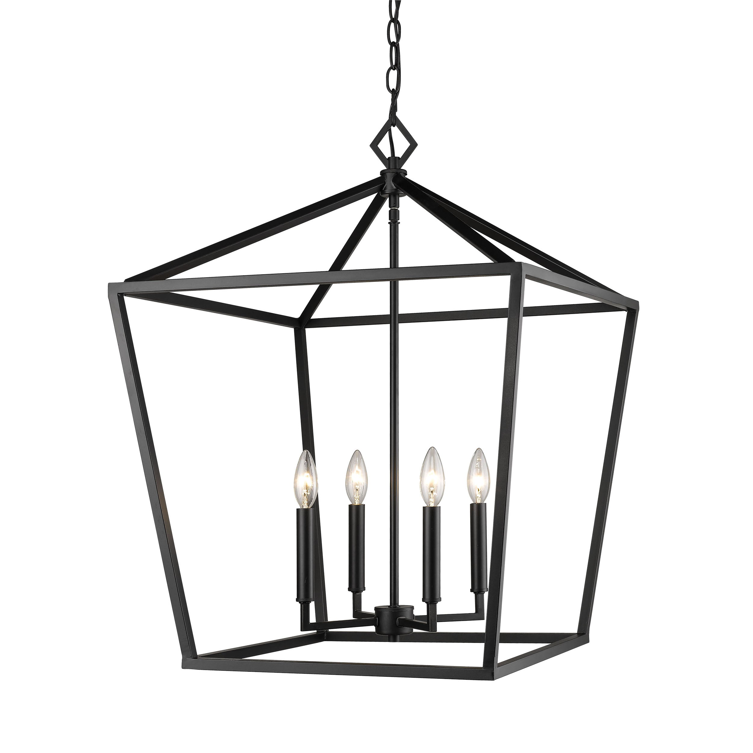 Poppy Cage Lantern - Vintage Style Hanging Outdoor/Indoor Decor for Garden, Patio, Porch & Wedding Decorations