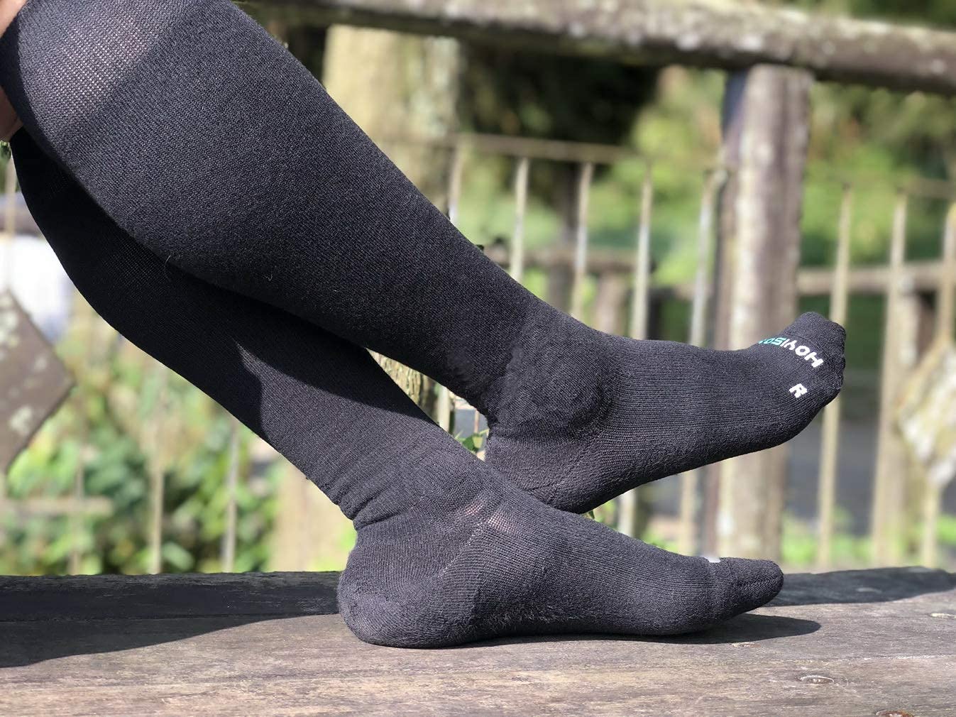 HOYISOX Plus Size Compression Socks 20-30 mmHg for Men & Women - Medical Grade Support for Circulation, Swelling Relief - Perfect for Travel, Nurses, Running & Pregnancy