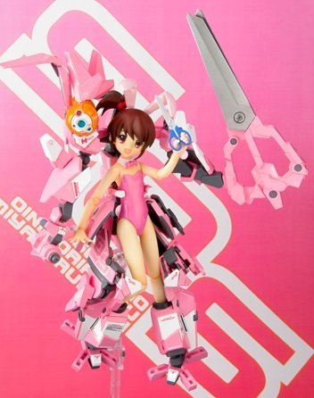 Bandai Composite Ver Ka Kyon's Sister Robot Action Figure - Tamashii Web Shop Exclusive Collectible Model Kit for Anime Fans & Display