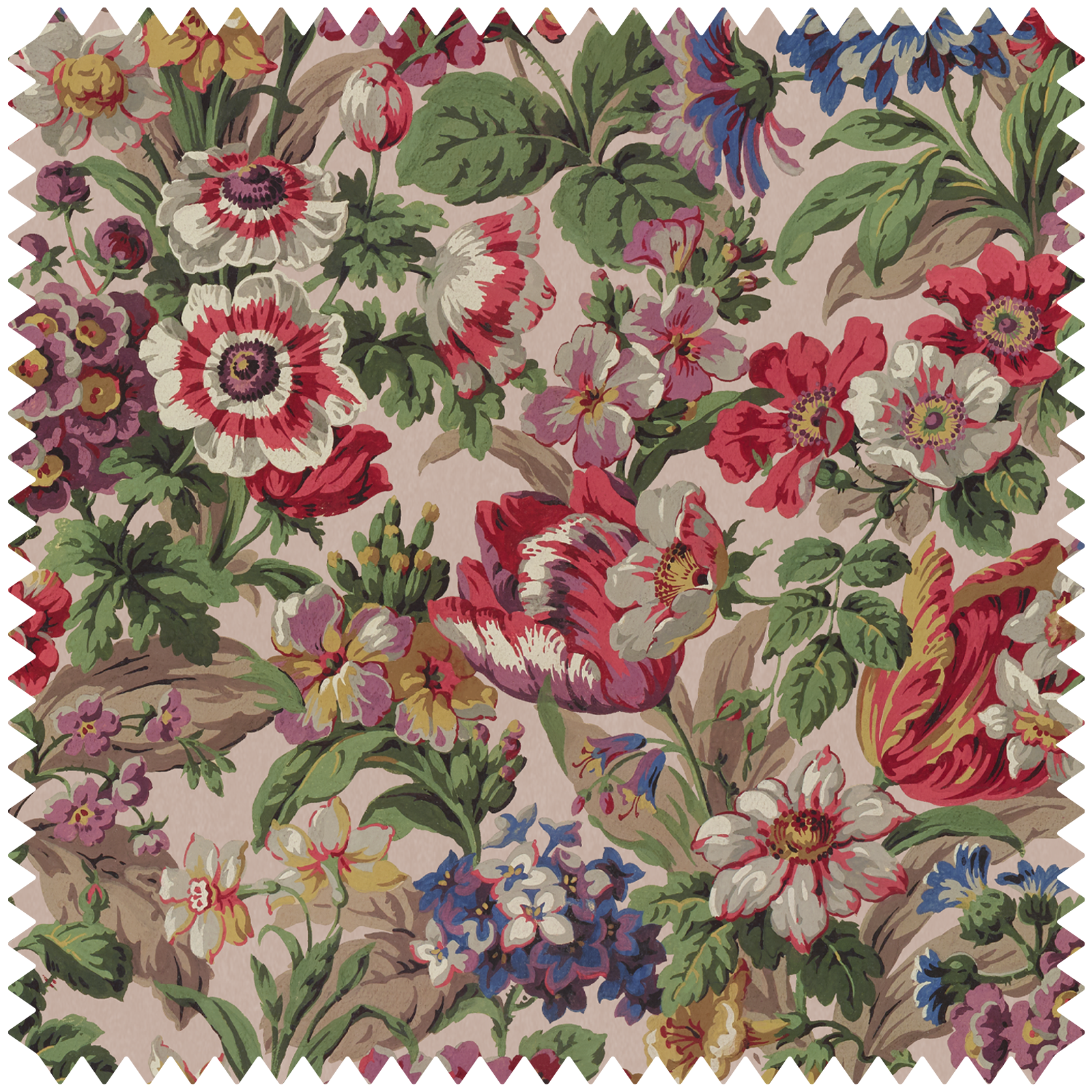 FLORESCENCE Velvet Alabaster Fabric Sample - Perfect for Upholstery, Curtains & Home Decor Projects