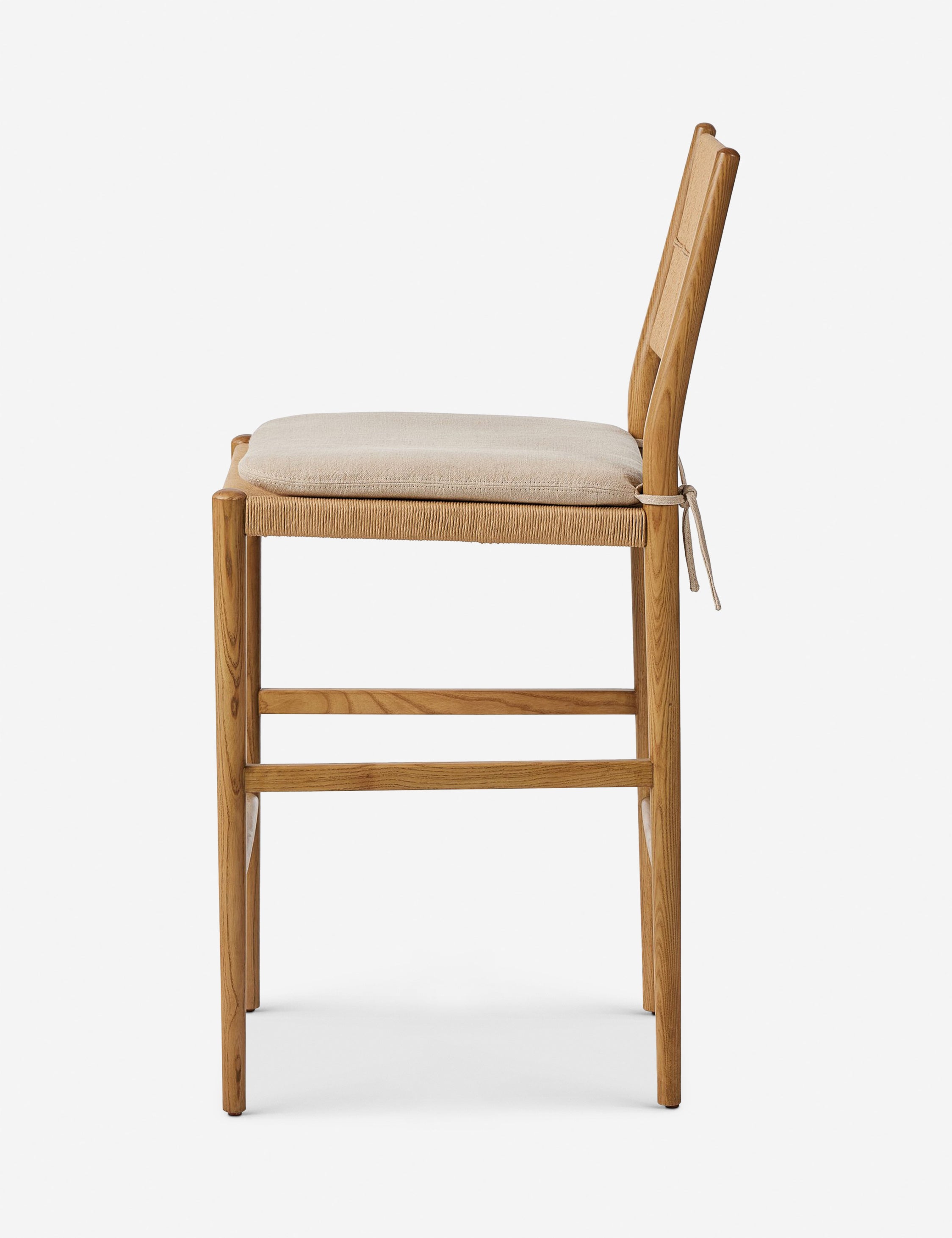 Dara Bar and Counter Stool by Amber Lewis x Four Hands - Modern Kitchen & Dining Stools for Home Bar, Breakfast Nook, and Restaurant Use