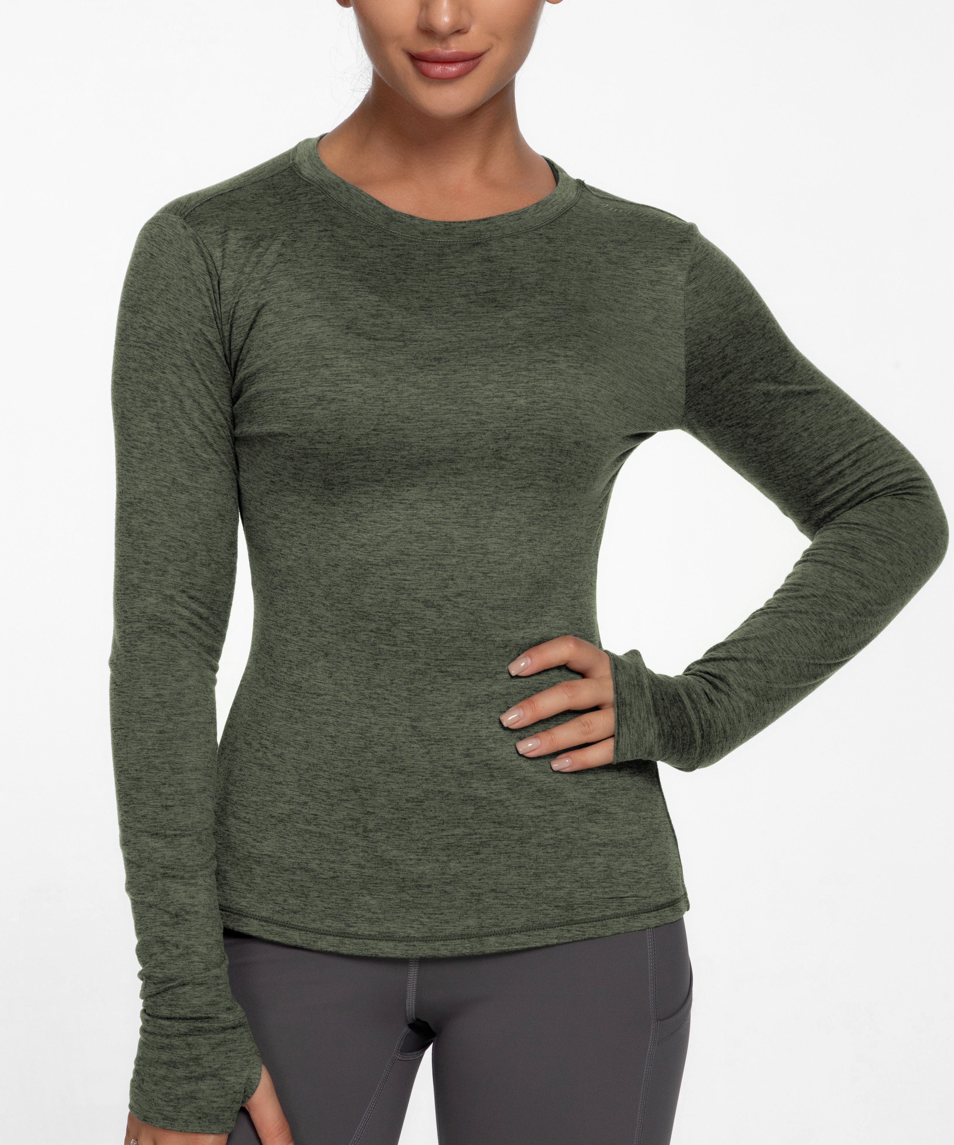 Stylish Long Sleeve Open Back Sports T-Shirt for Women - Perfect for Yoga, Running & Gym Workouts