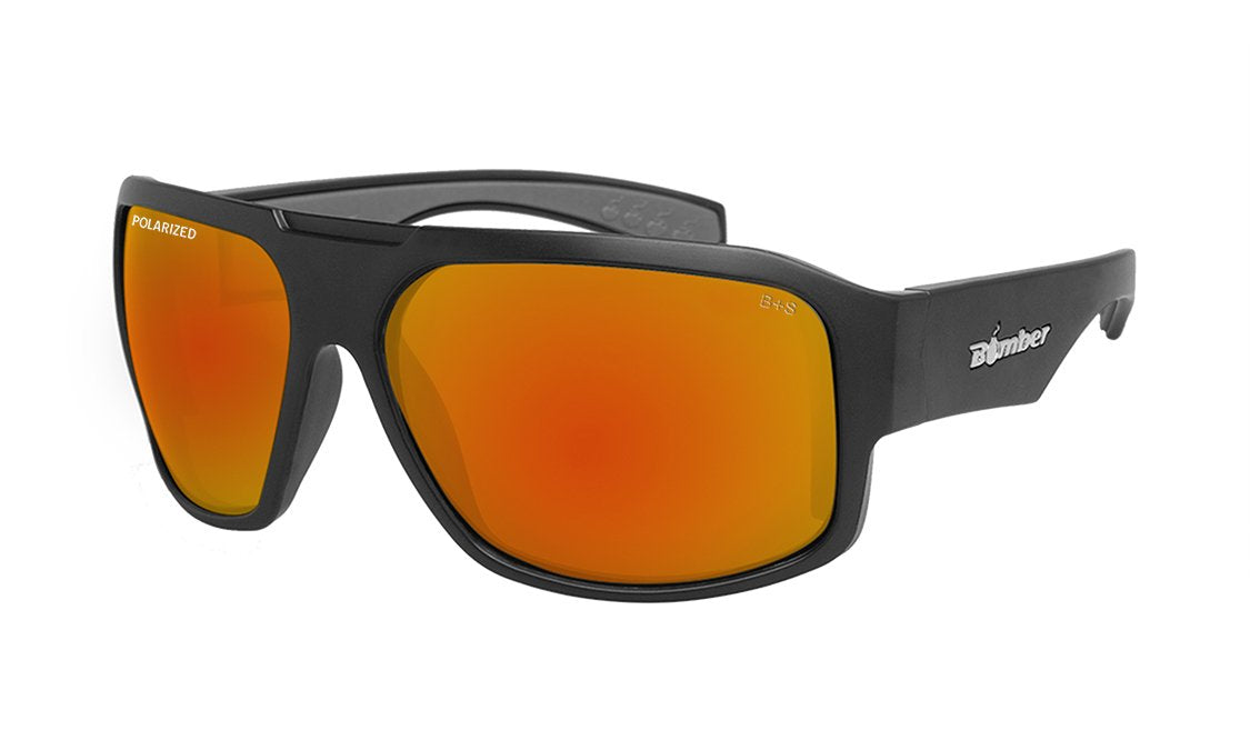 Mega Safety Polarized Red Mirror Sunglasses - UV Protection & Anti-Glare for Driving, Fishing & Outdoor Activities