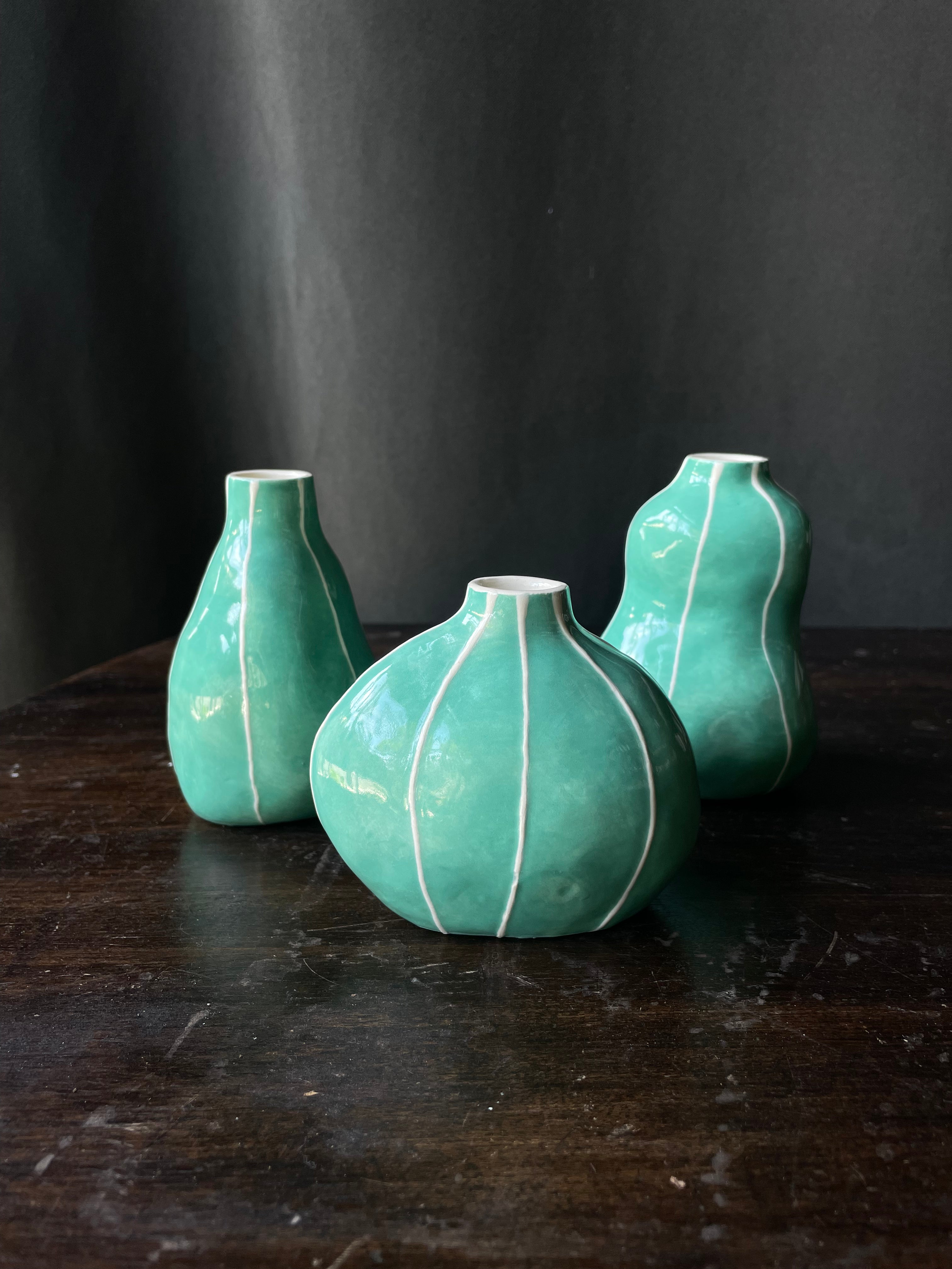 Handmade Jade Bud Vases - Elegant Floral Arrangement Centerpieces for Weddings, Home Decor & Special Occasions | Kri Kri Studio