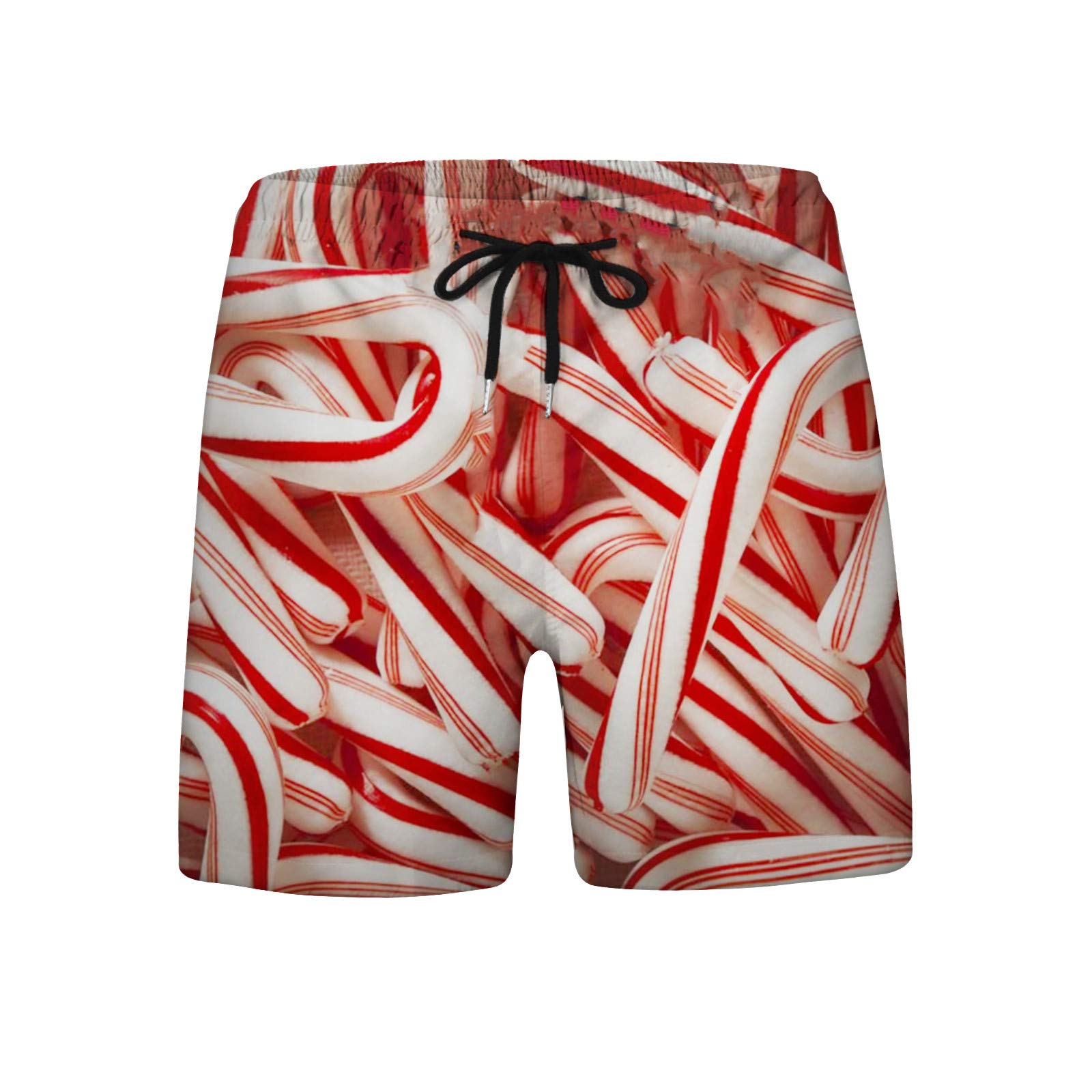 3D Printed Tiehua Beach Shorts for Men - Realistic Food Design Summer Swim Trunks & Quick-Dry Board Shorts - Perfect for Swimming, Surfing, and Beach Vacations