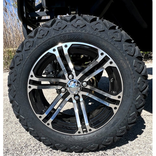 48V Electric Golf Cart 4 Seater - Lifted Renegade+ Edition Utility UTV | Compare to Coleman & Kandi | Red | Perfect for Golf Courses, Campuses & Resort Transportation