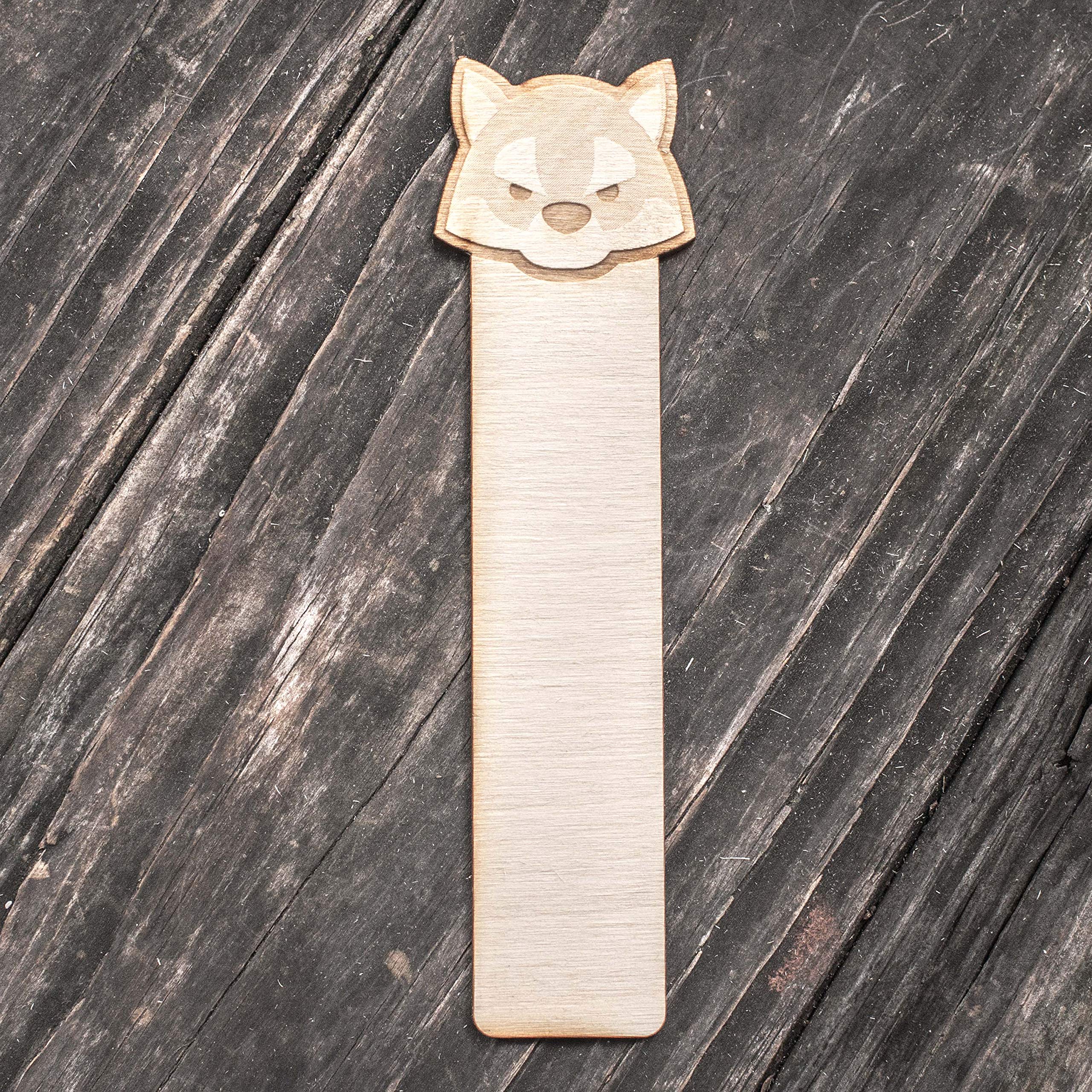 Cute Wolf Bookmark - Handmade Animal Bookmark for Reading, Gifts, and Book Lovers - Perfect for Journals, Notebooks, and Study Accessories