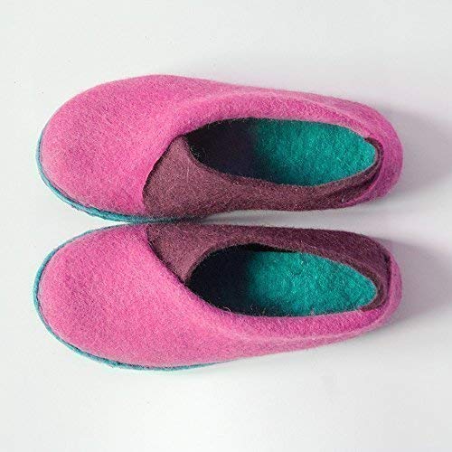 Cozy Women's Wool Slippers - Soft Warm House Shoes for Winter, Perfect Mother's Day Gift for Her - Ideal for Indoor Comfort, Relaxation & Cold Weather Wear