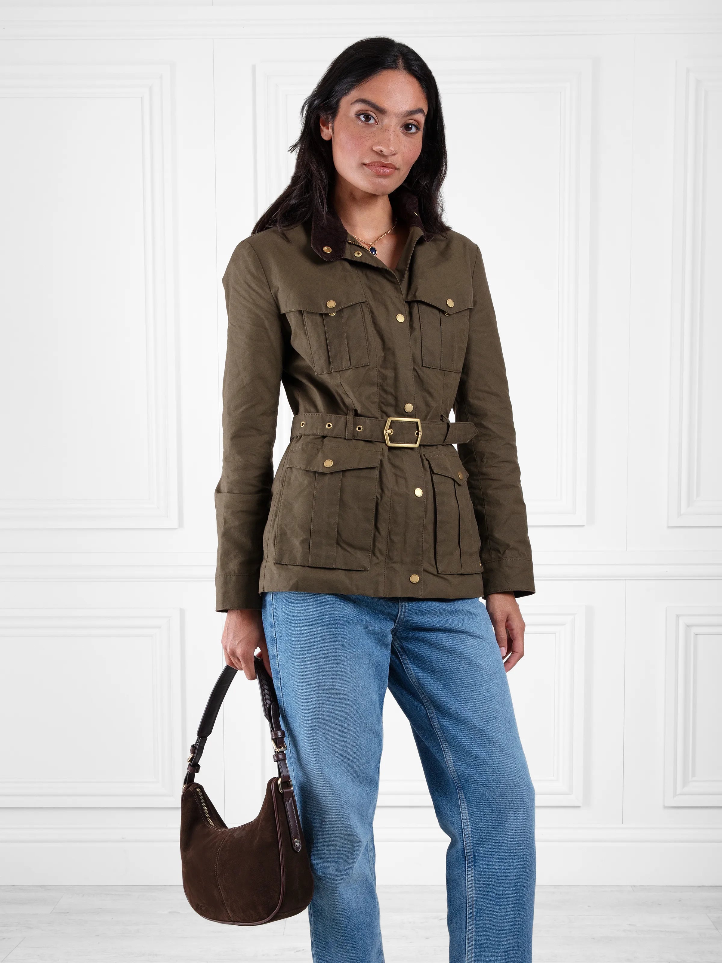 Tetbury Crescent Bag in Chocolate Brown - Stylish Crossbody Purse for Women | Perfect for Work, Travel & Everyday Use