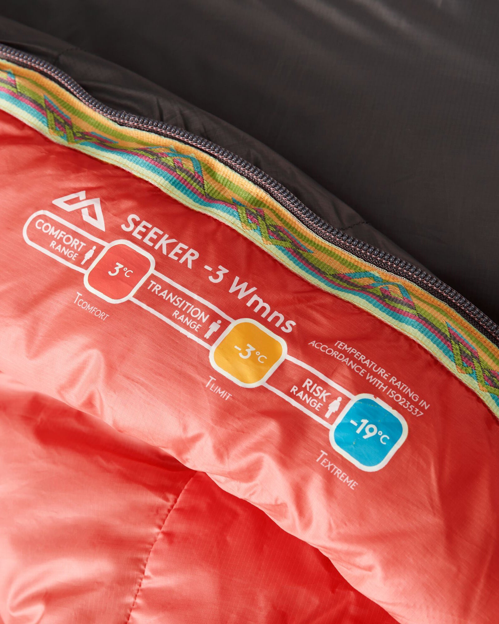 Women's Seeker 3 Lightweight Sleeping Bag - Ultra Warm & Compact for Camping, Hiking & Backpacking - Light Quartz Color