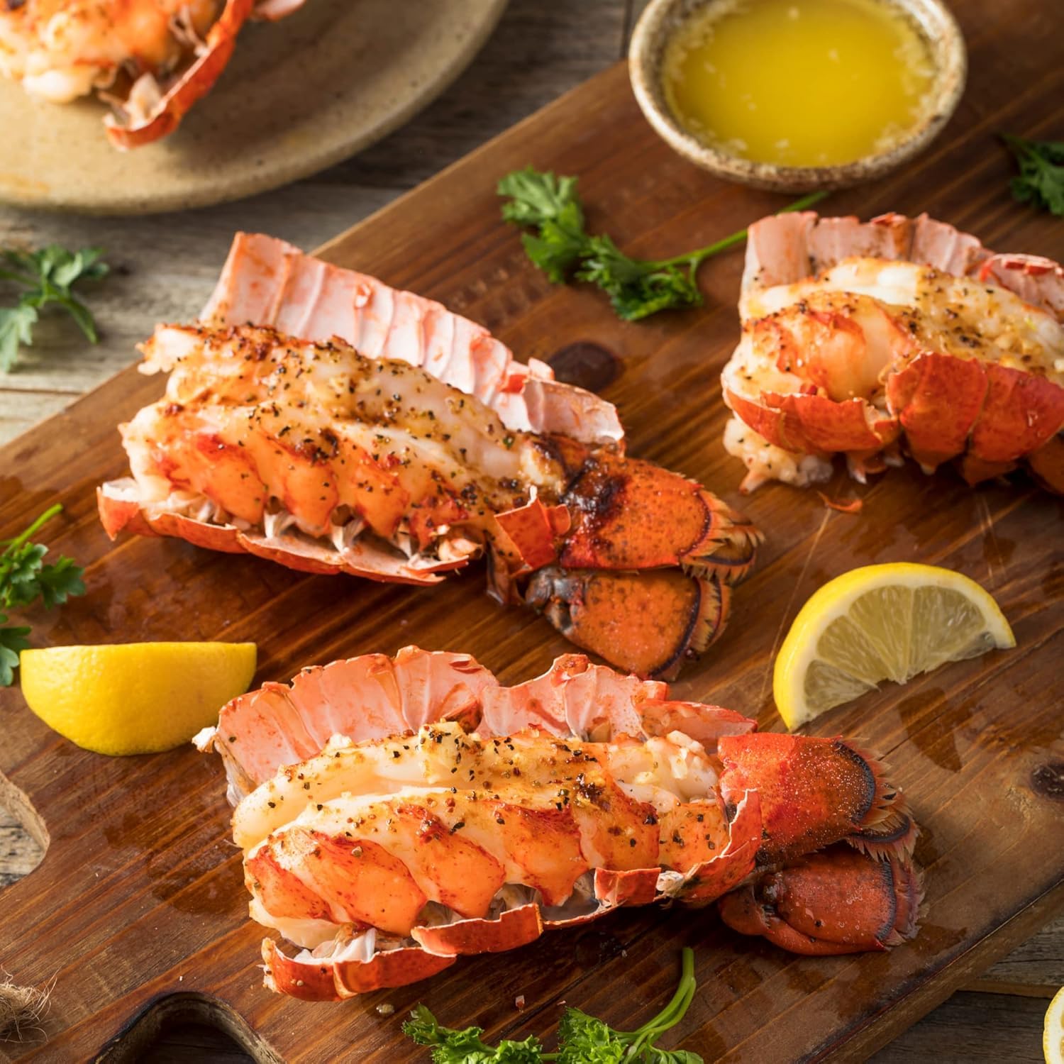 Premium Grade A Maine Lobster Tails (4 x 6 oz) - Flash Frozen for Maximum Freshness | Wild-Caught Sustainable Seafood | Overnight Shipping (Mon-Thu) | Perfect for Gourmet Dinners, Special Occasions & Seafood Lovers