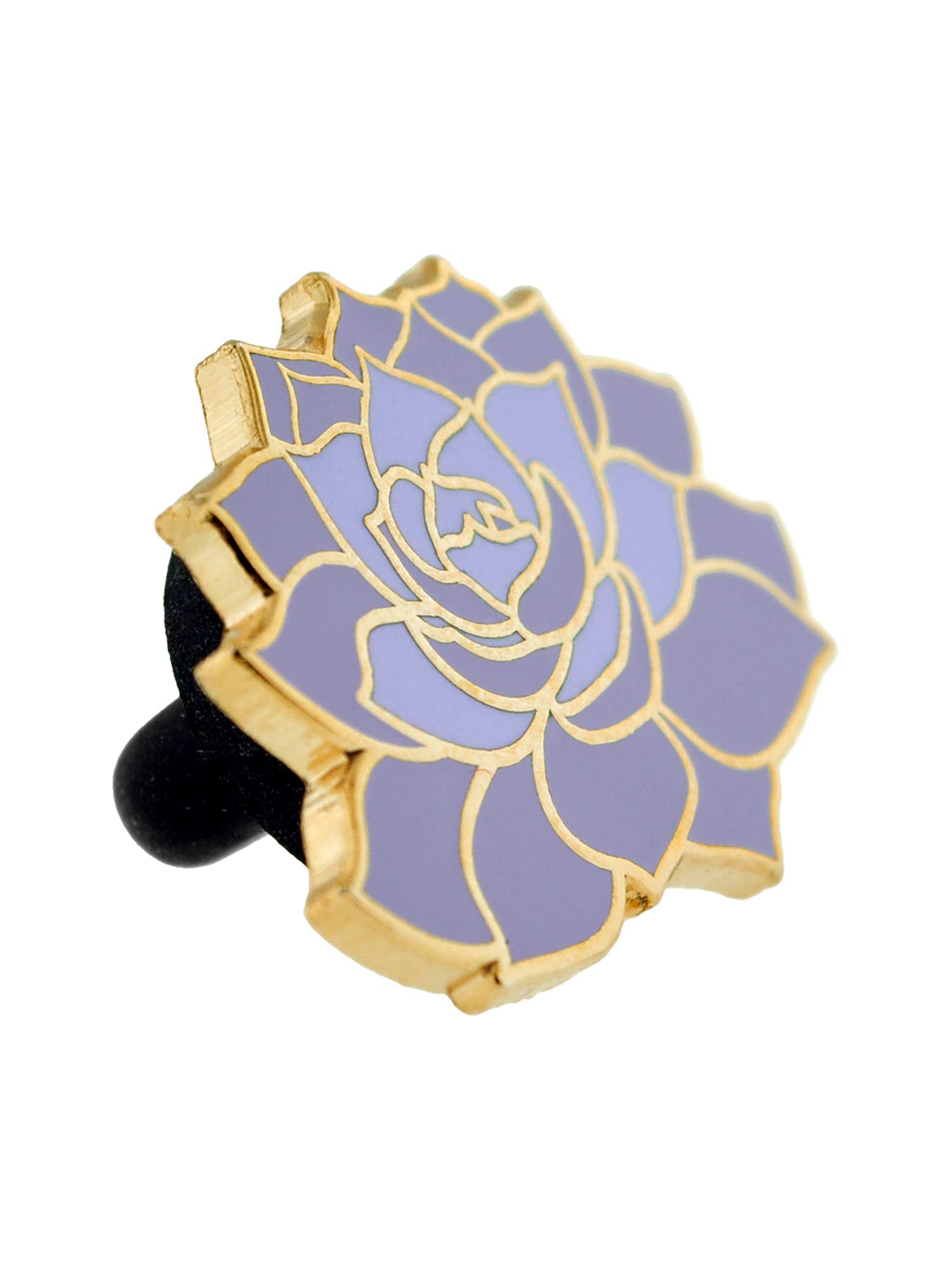 Trendy Succulent Flower Plant Enamel Lapel Pin for Women & Men - Cute Botanical Brooch for Jackets, Backpacks, Hats & Gifts - PinMart