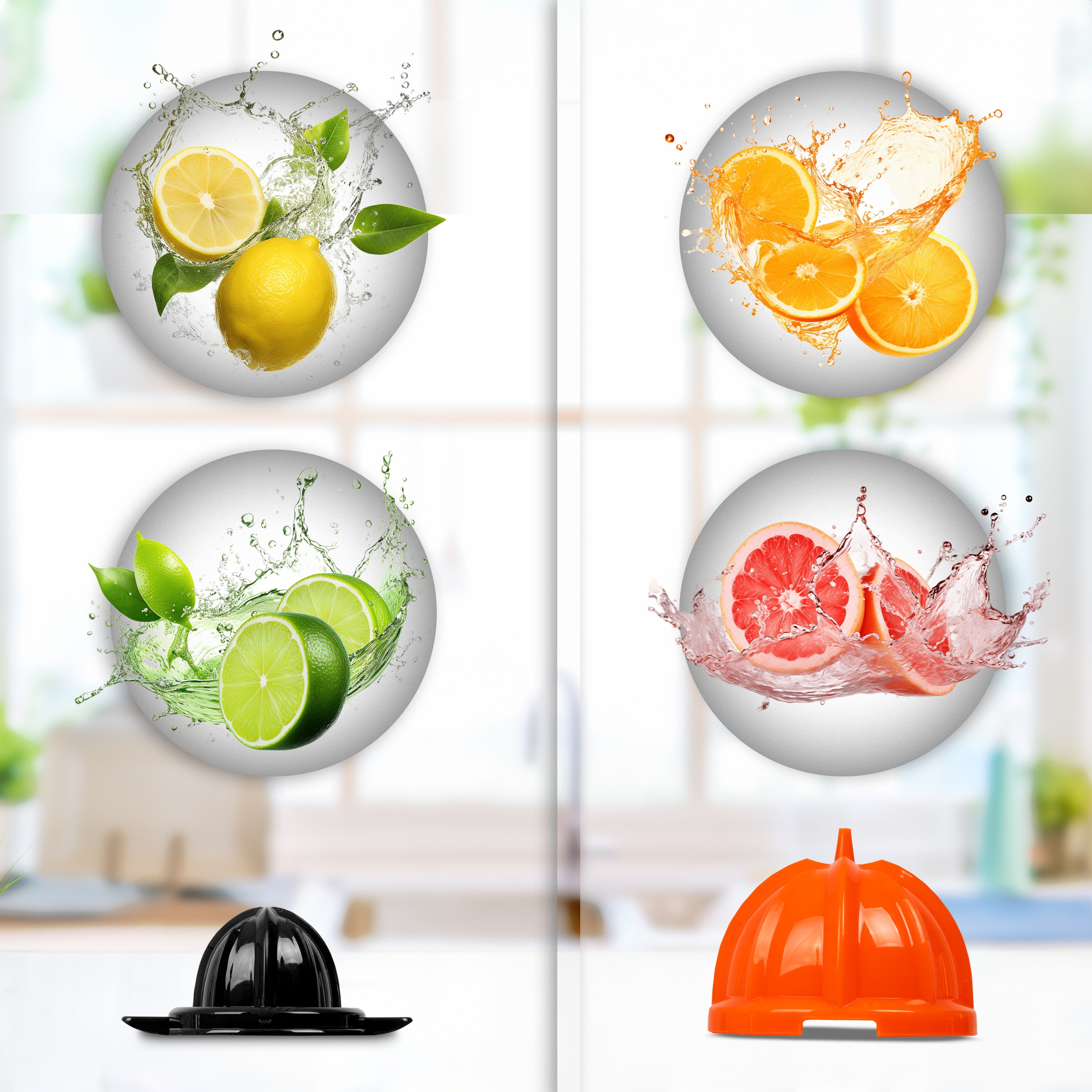 Duronic JE304 Electric Citrus Juicer - 300W Power with 2 Interchangeable Cones, Adjustable Pulp Filter & Pouring Spout - Perfect for Fresh Orange, Lemon, Lime Juice - Great for Breakfast, Cocktails & Healthy Drinks