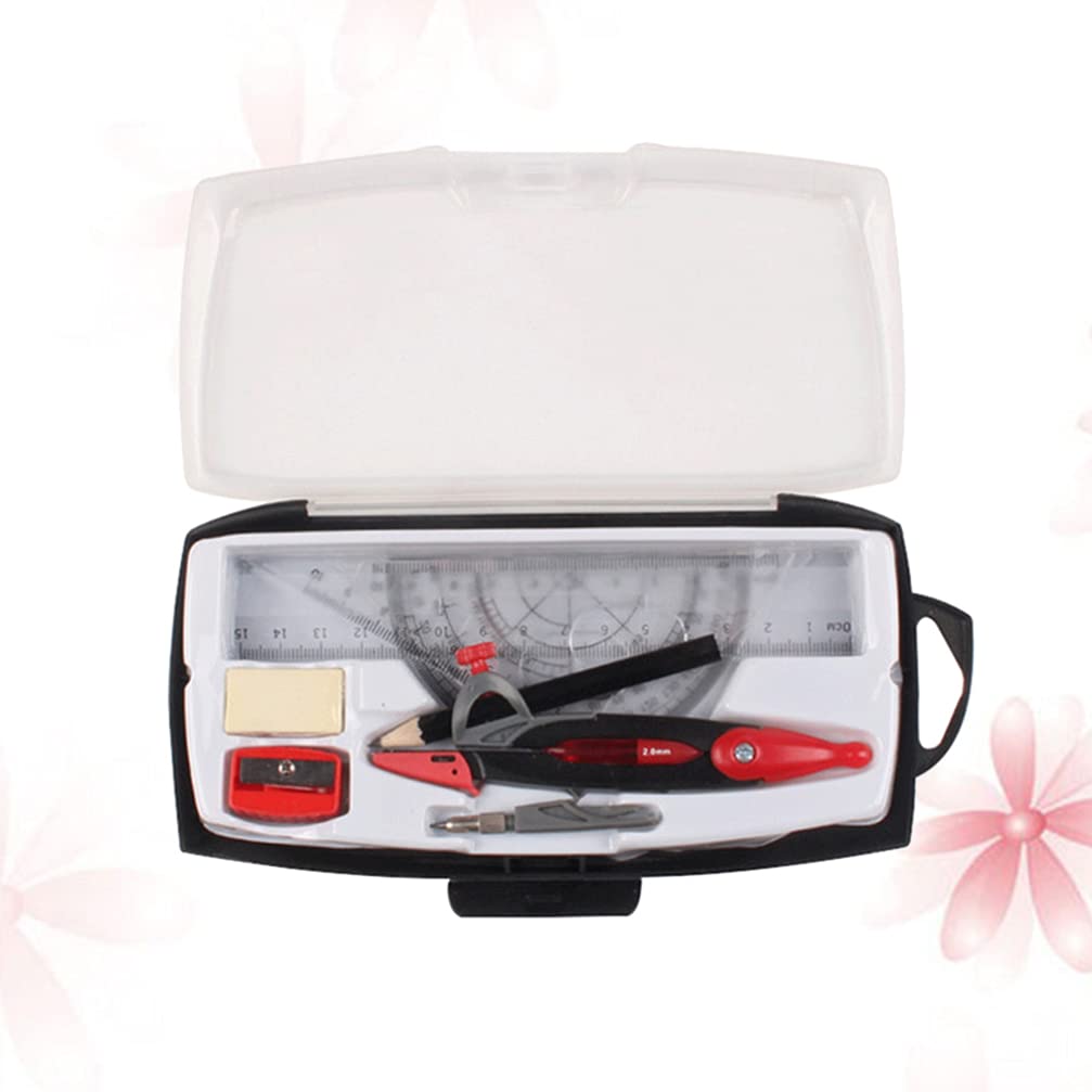 Cabilock Geometry Tool Kit - Protractor, Compass & School Supplies Set for Students - Perfect for Math Class, Homework & Engineering Drawings