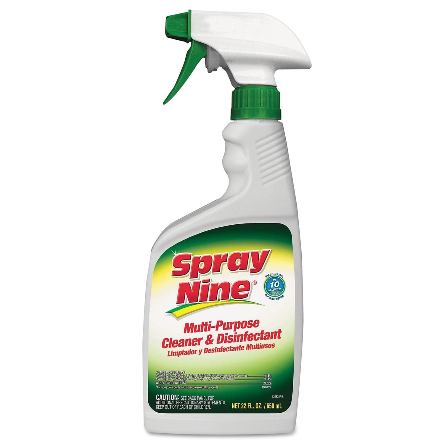 Spray Nine 26825 Heavy Duty Cleaner & Degreaser - 22 oz (Pack of 12 Spray Bottles) - Industrial Strength Multi-Surface Cleaner for Garage, Kitchen, Workshop & Automotive Use