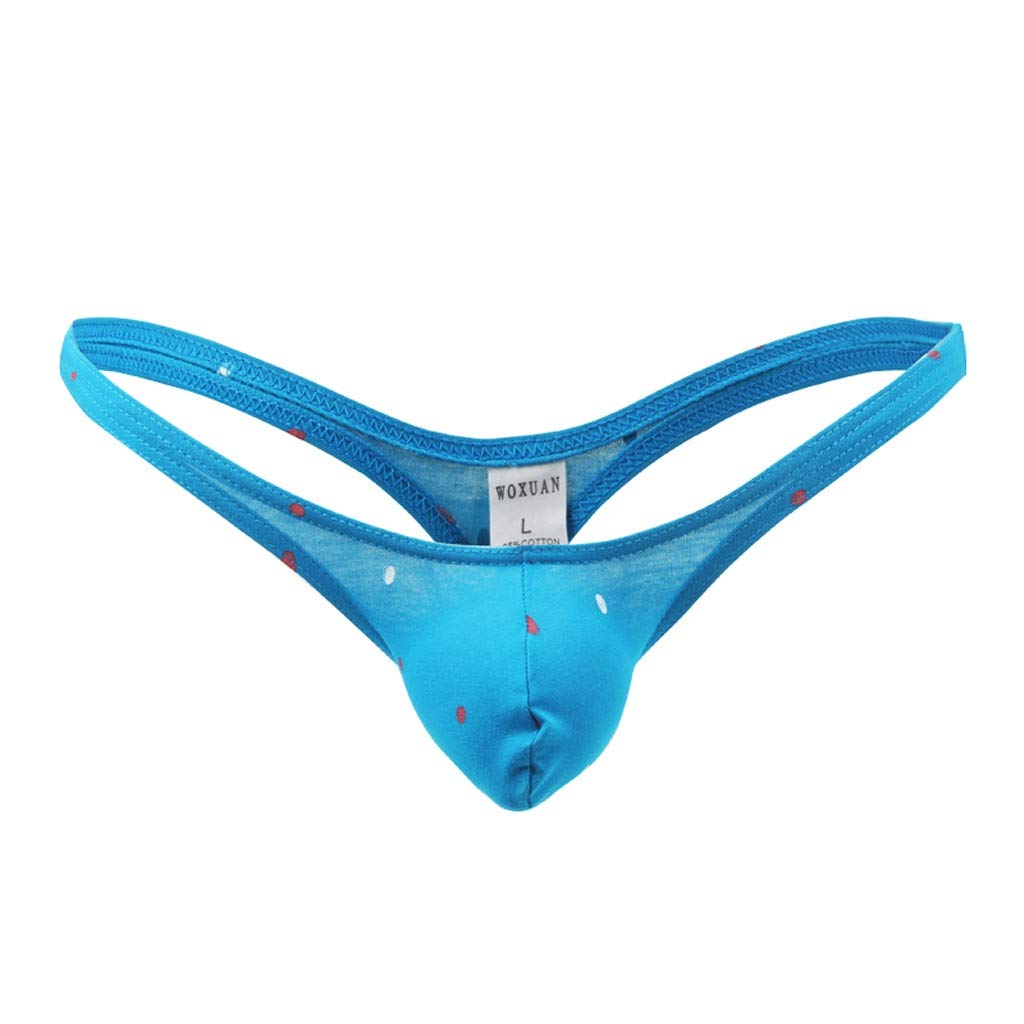 Ultra-Thin Ice Silk Low Waist Men's Thong Underwear - Sexy Gay Briefs for Comfort & Style - Perfect for Nightlife, Beach & Intimate Moments