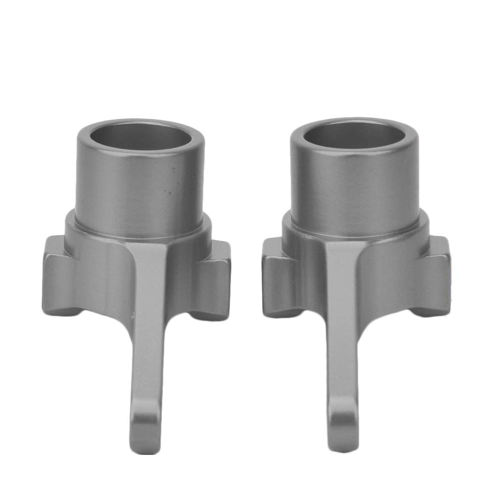 High-Quality Aluminum Alloy RC Car Knuckle Arm & Steering Block for RC Trucks & Model Vehicles - Durable Silver Upgrade Part (Perfect for Off-Road Racing & RC Car Maintenance)