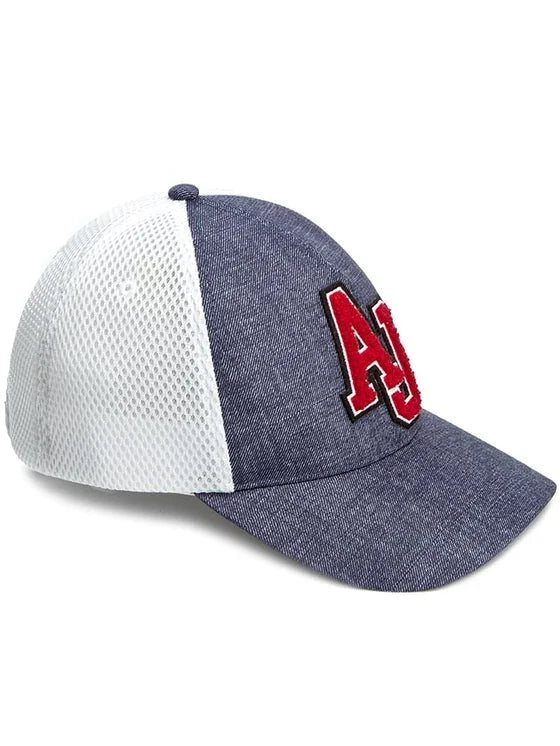 Armani Jeans Denim Hat for Men & Women - Stylish Cotton Baseball Cap with Adjustable Strap - Perfect for Casual Wear, Outdoor Activities & Fashion Accessories