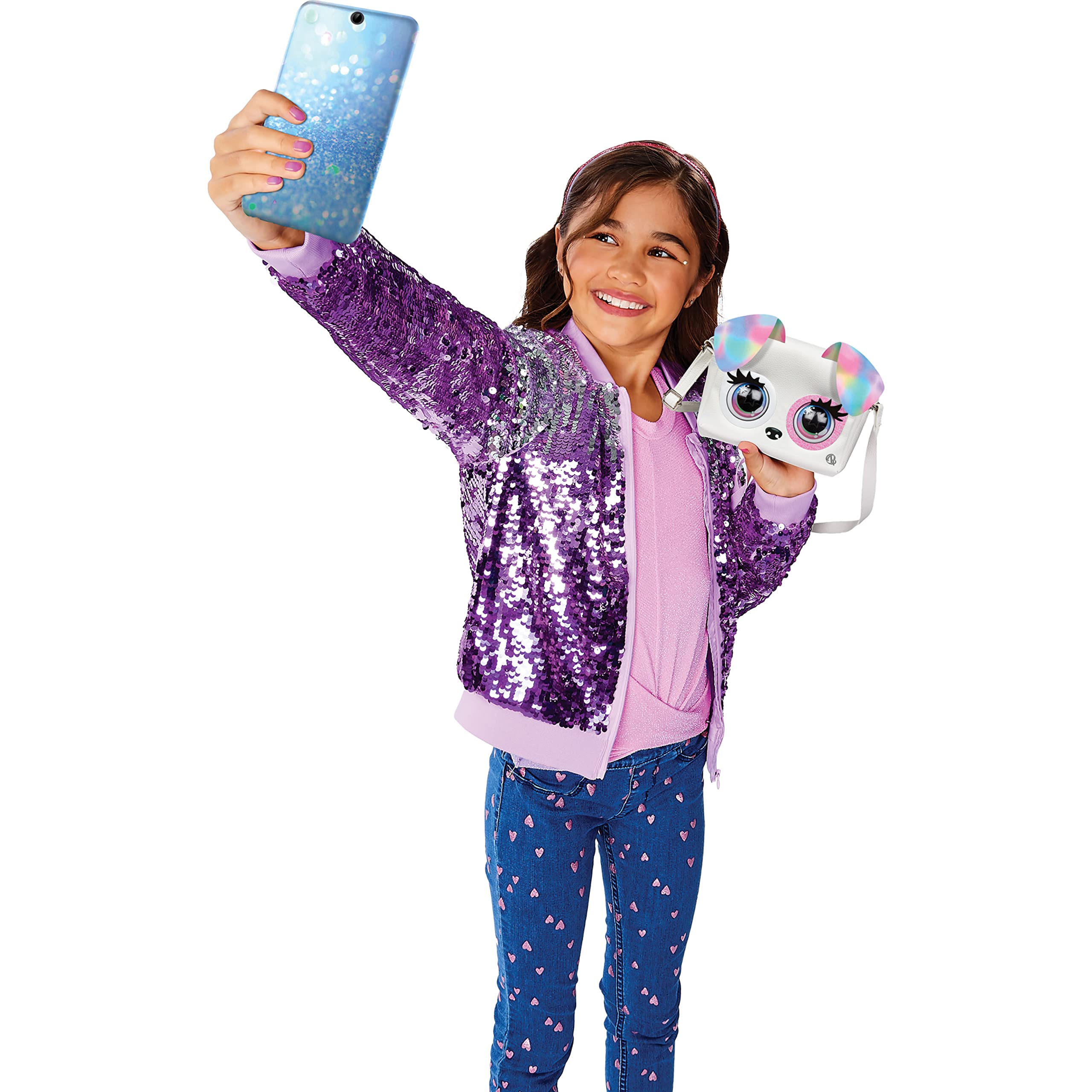 Purse Pets 778988378168 Handbag (Spin Master 6063495) - Multicolor Fashion Accessory for Girls, Perfect for School, Parties & Everyday Use